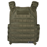 Elite Armor Plate Carrier i grøn set forfra