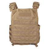 Elite Armor Plate Carrier i khaki set forfra