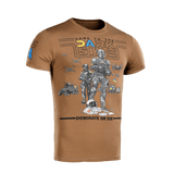 Brun "Come to the Dark Side" T-shirt med soldatertryk