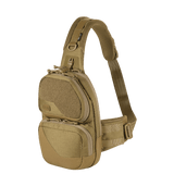 M-Tac Buckler Taske Elite Hex med to lommer i sort, Hex-Cordura med Cordura 500D-tilsætninger og MOLLE-system.