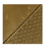 Nærbillede af M-Tac Bat Wing Taske Elite Hex stof i Cordura med hex mønster og solid syning