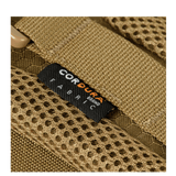 Nærbillede af M-Tac Buckler Taske Elite Hex stof og Cordura 500D forstærkning